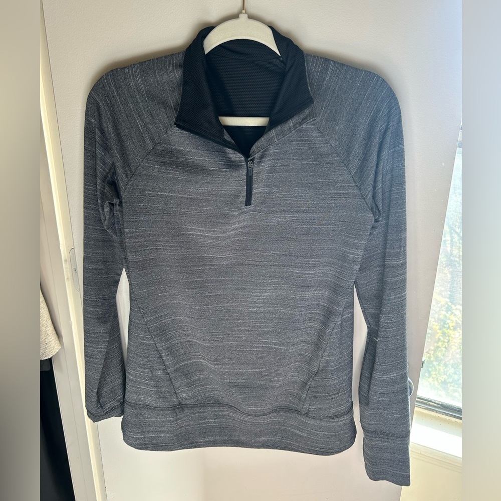 Reebok Women's Gray Quarter-Zip